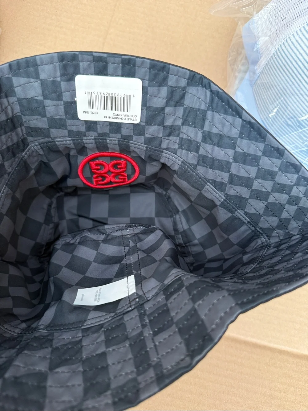 G/FORE Black Reversible Bucket Hat with Embroidered Logo
